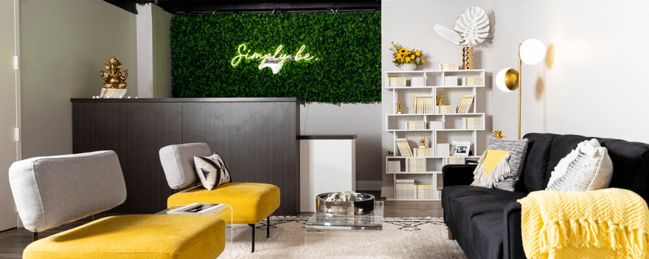 SimplyBe. biophilic office transformation.
